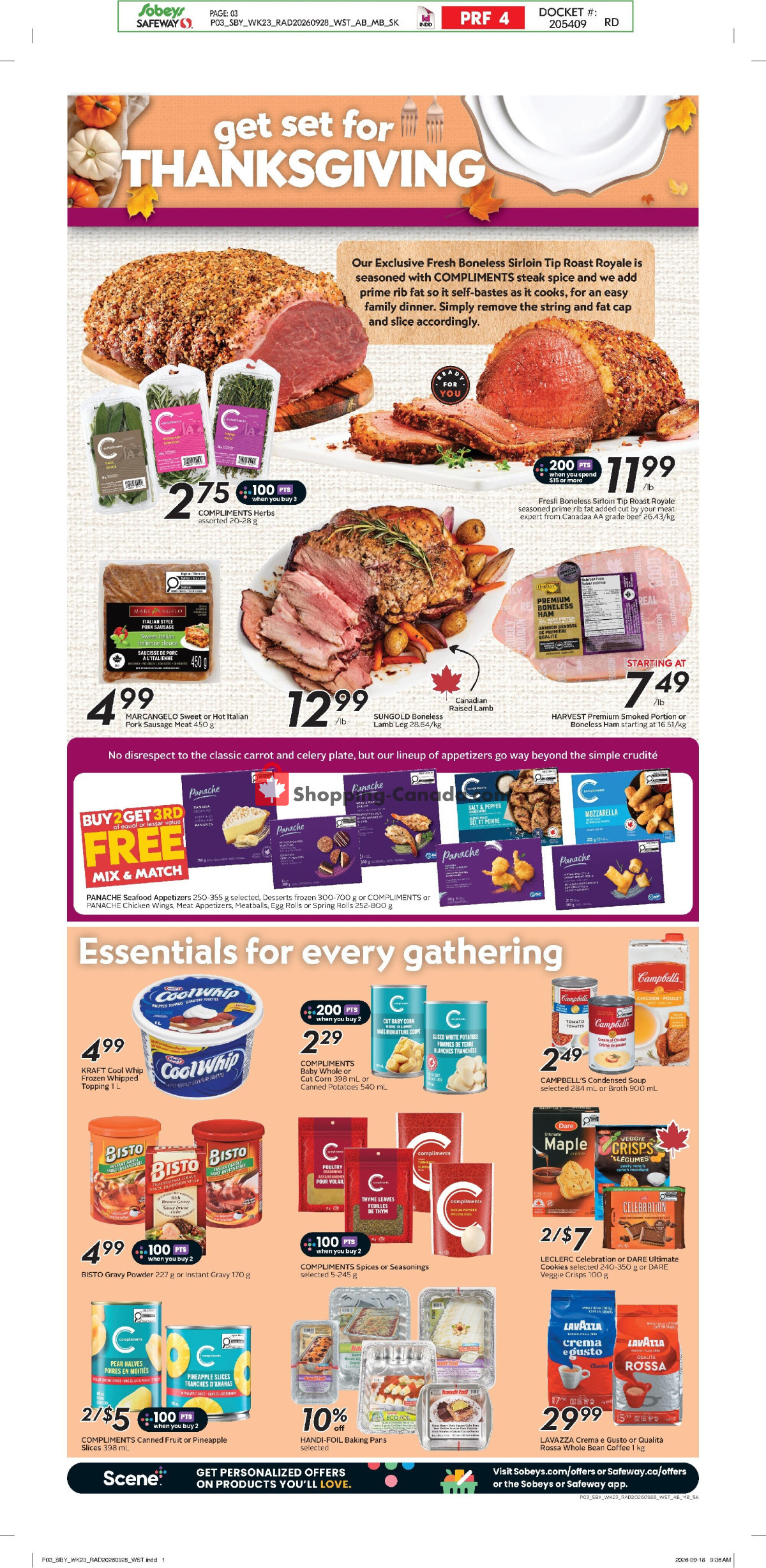 Sobeys flyer from Thursday October 1, 2026 to Wednesday October 7, 2026 - page 5