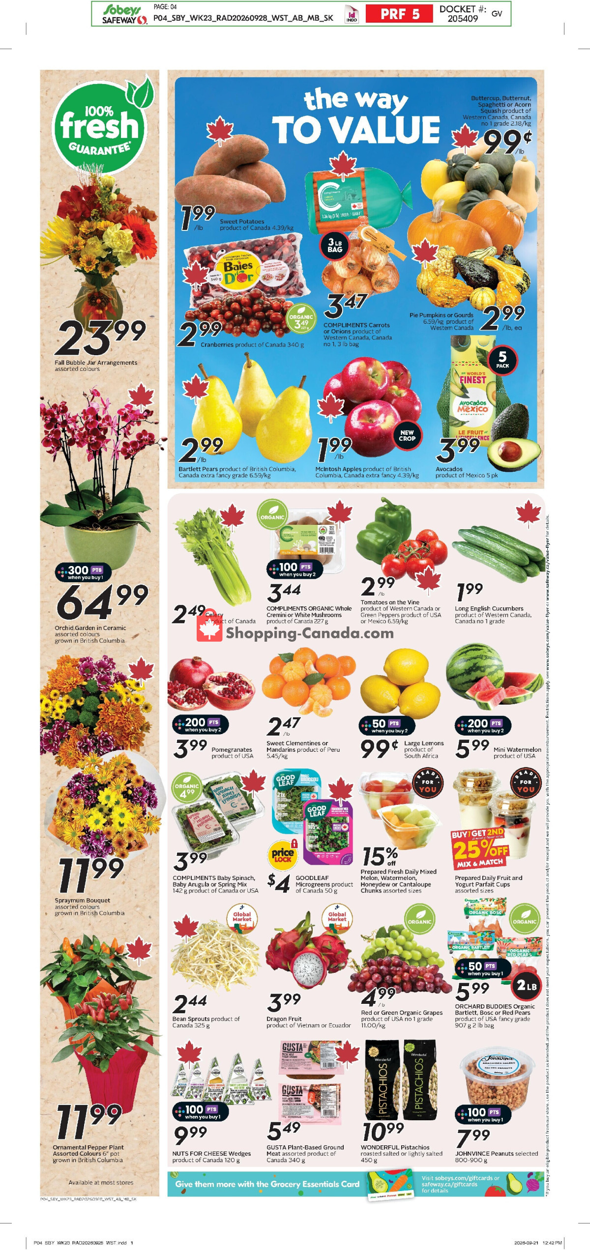 Sobeys flyer from Thursday October 1, 2026 to Wednesday October 7, 2026 - page 6