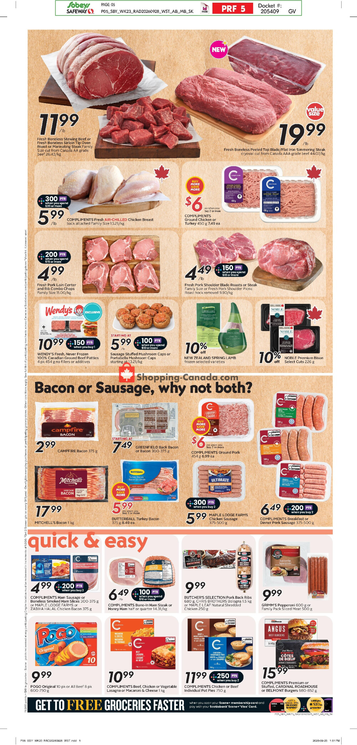Sobeys flyer from Thursday October 1, 2026 to Wednesday October 7, 2026 - page 7