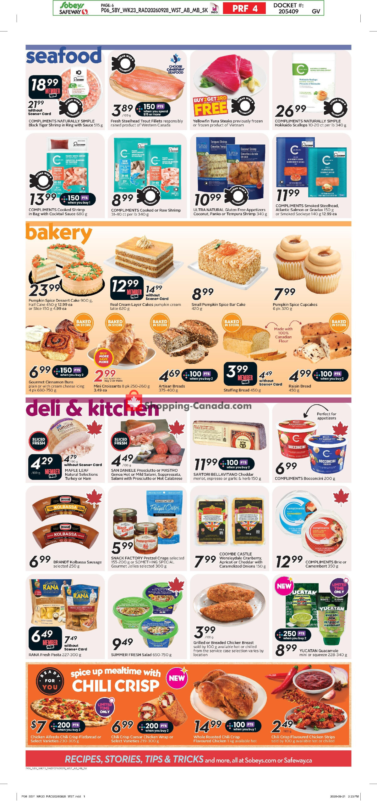 Sobeys flyer from Thursday October 1, 2026 to Wednesday October 7, 2026 - page 8