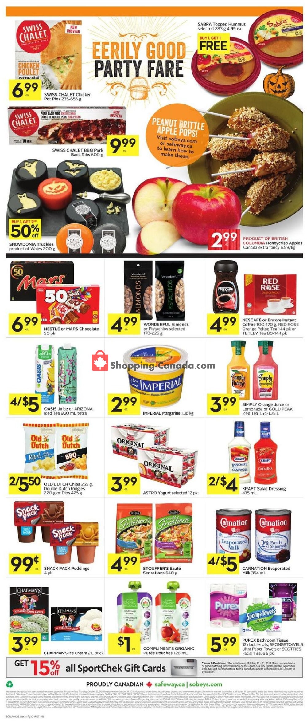 Sobeys flyer from Thursday October 25, 2018 to Wednesday October 31, 2018 - page 3