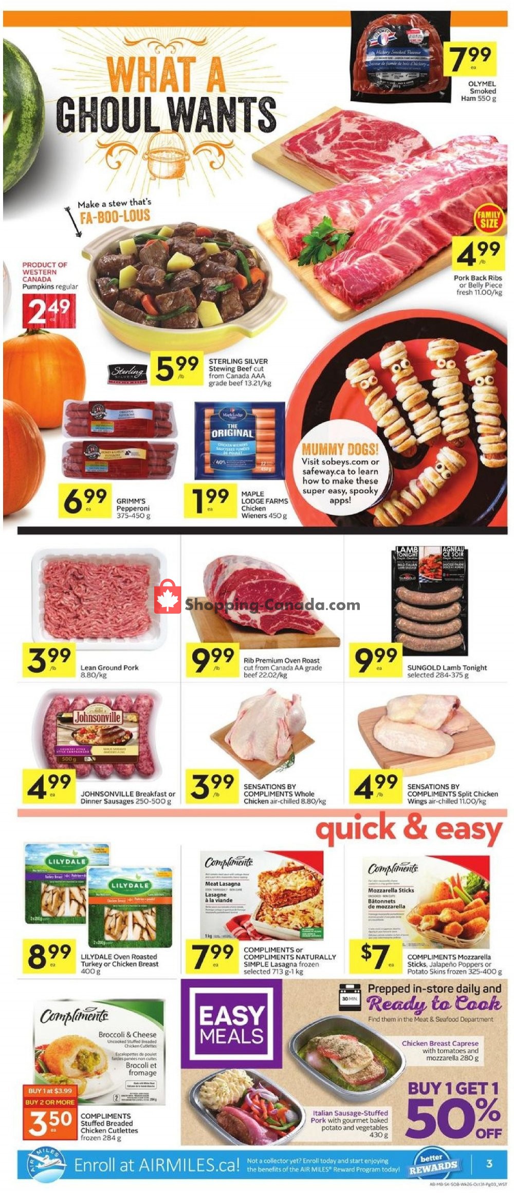 Sobeys flyer from Thursday October 25, 2018 to Wednesday October 31, 2018 - page 5