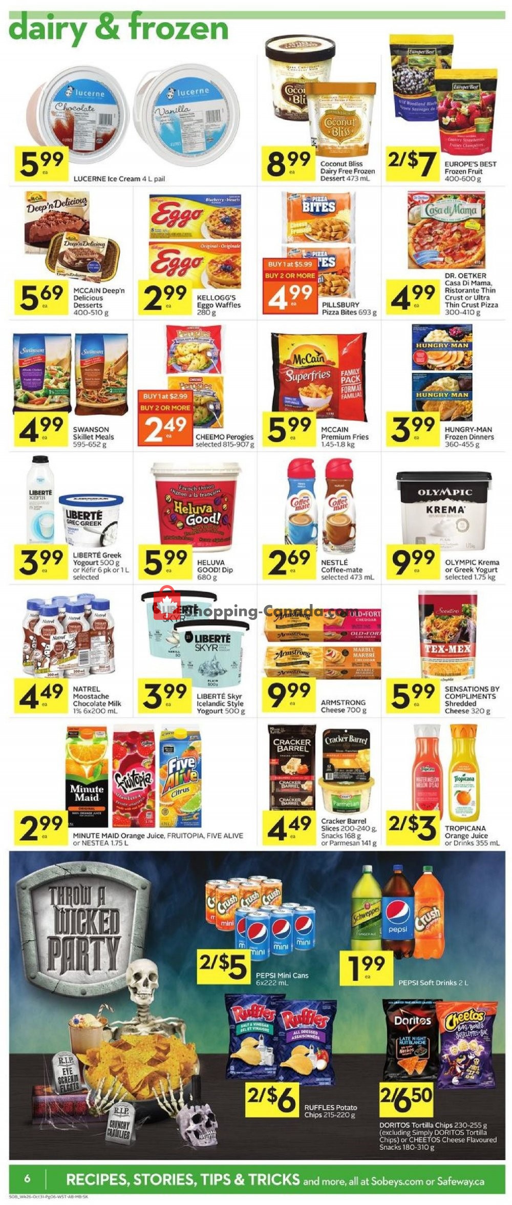 Sobeys flyer from Thursday October 25, 2018 to Wednesday October 31, 2018 - page 9
