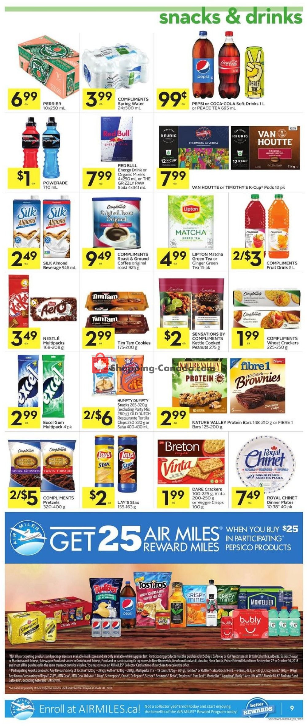 Sobeys flyer from Thursday October 4, 2018 to Wednesday October 10, 2018 - page 11