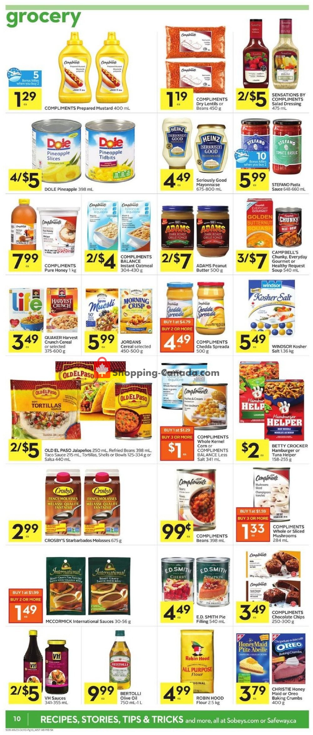 Sobeys flyer from Thursday October 4, 2018 to Wednesday October 10, 2018 - page 12