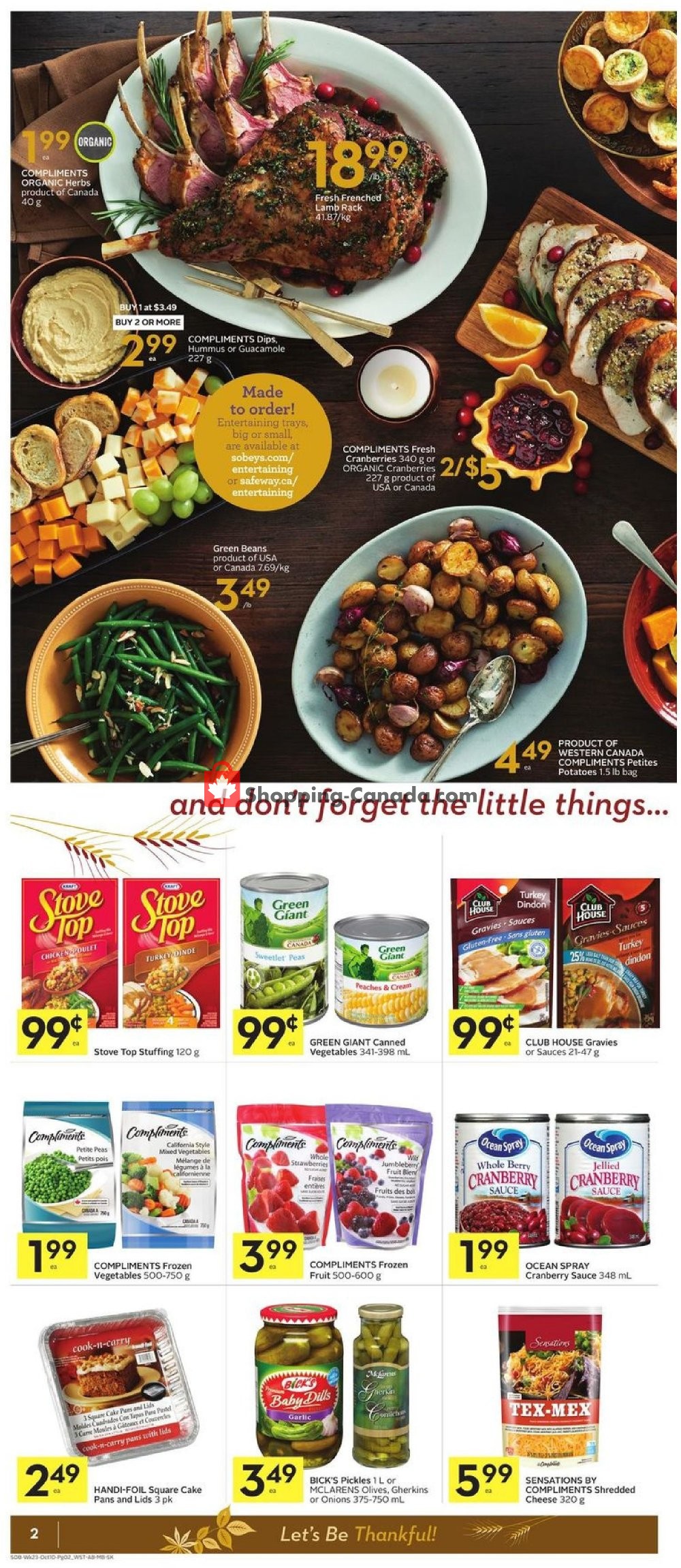 Sobeys flyer from Thursday October 4, 2018 to Wednesday October 10, 2018 - page 3