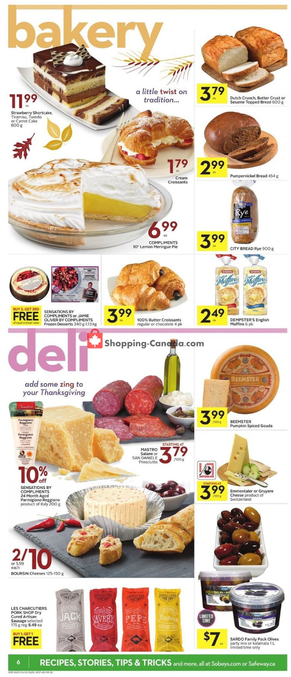 Sobeys flyer from Thursday October 4, 2018 to Wednesday October 10, 2018 - page 8