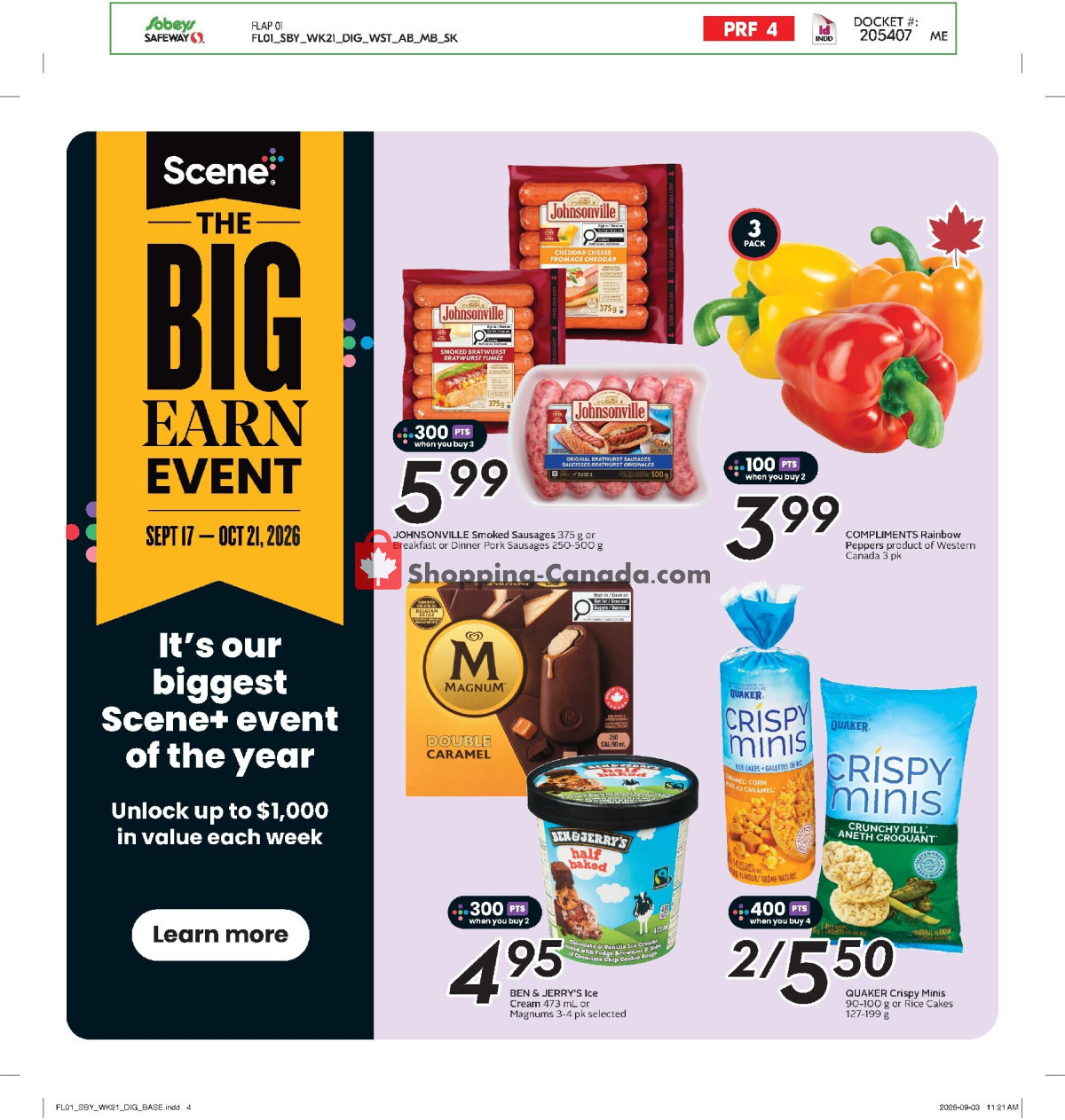 Sobeys flyer from Thursday September 17, 2026 to Wednesday September 23, 2026 - page 2