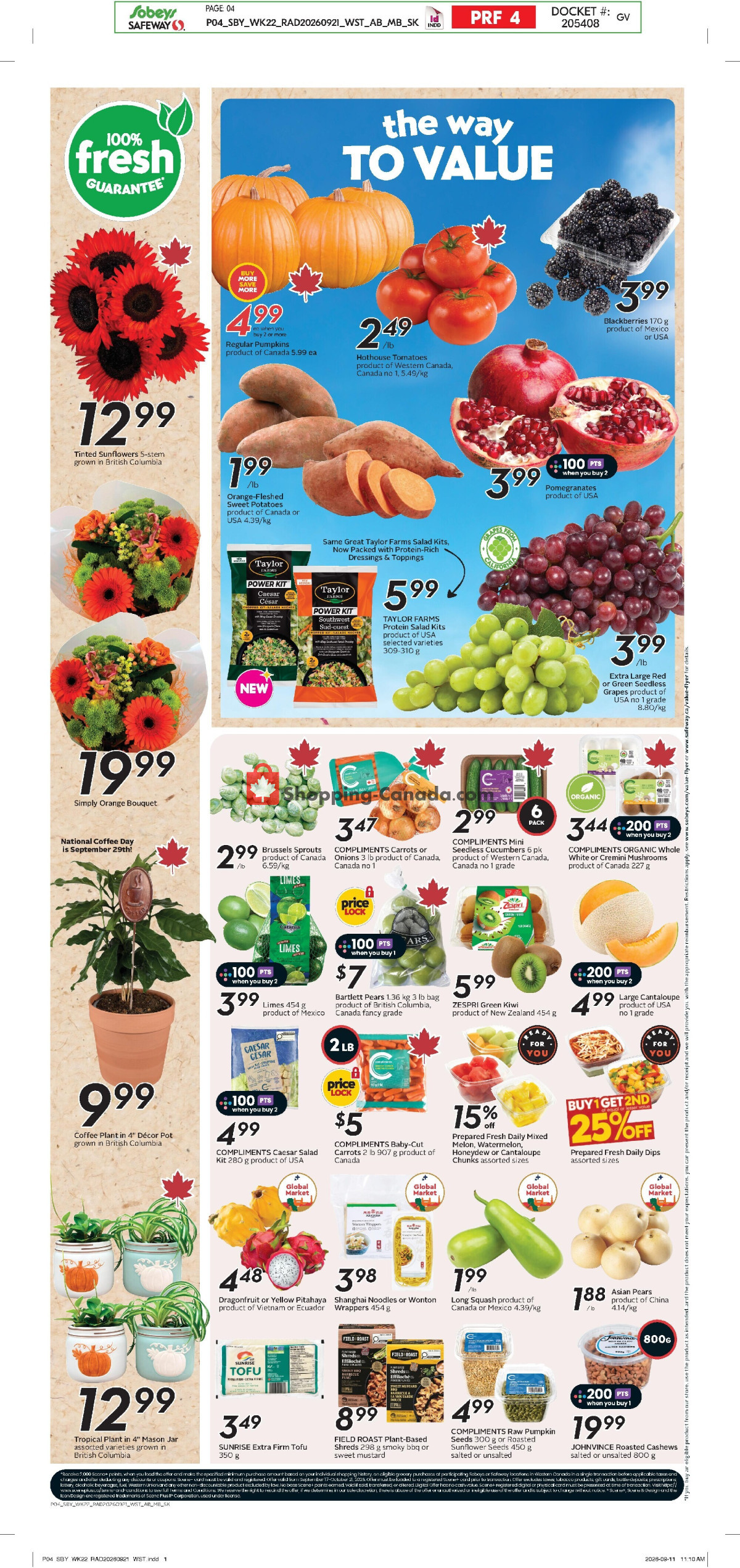 Sobeys flyer from Thursday September 24, 2026 to Wednesday September 30, 2026 - page 6