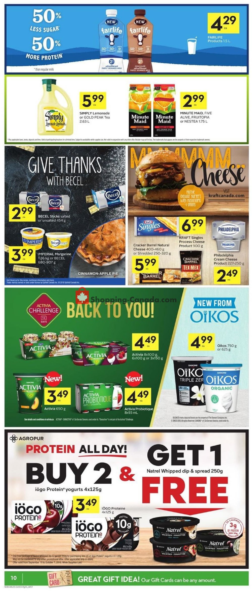 Sobeys flyer from Thursday September 27, 2018 to Wednesday October 3, 2018 - page 13