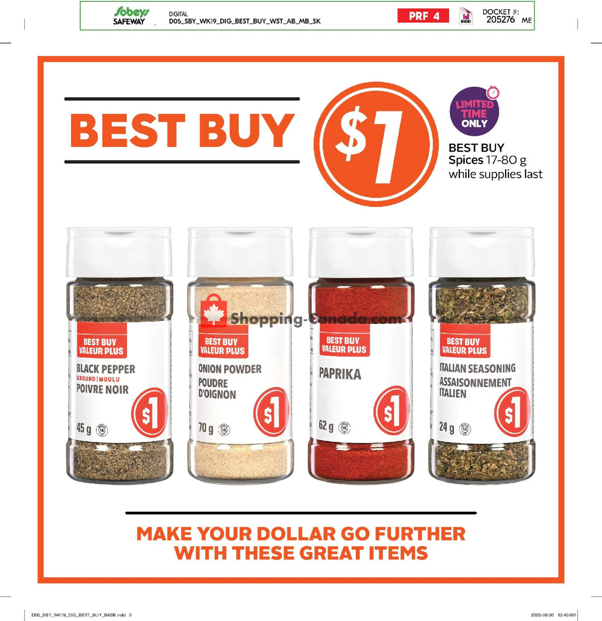 Sobeys flyer from Thursday September 3, 2026 to Wednesday September 9, 2026 - page 20