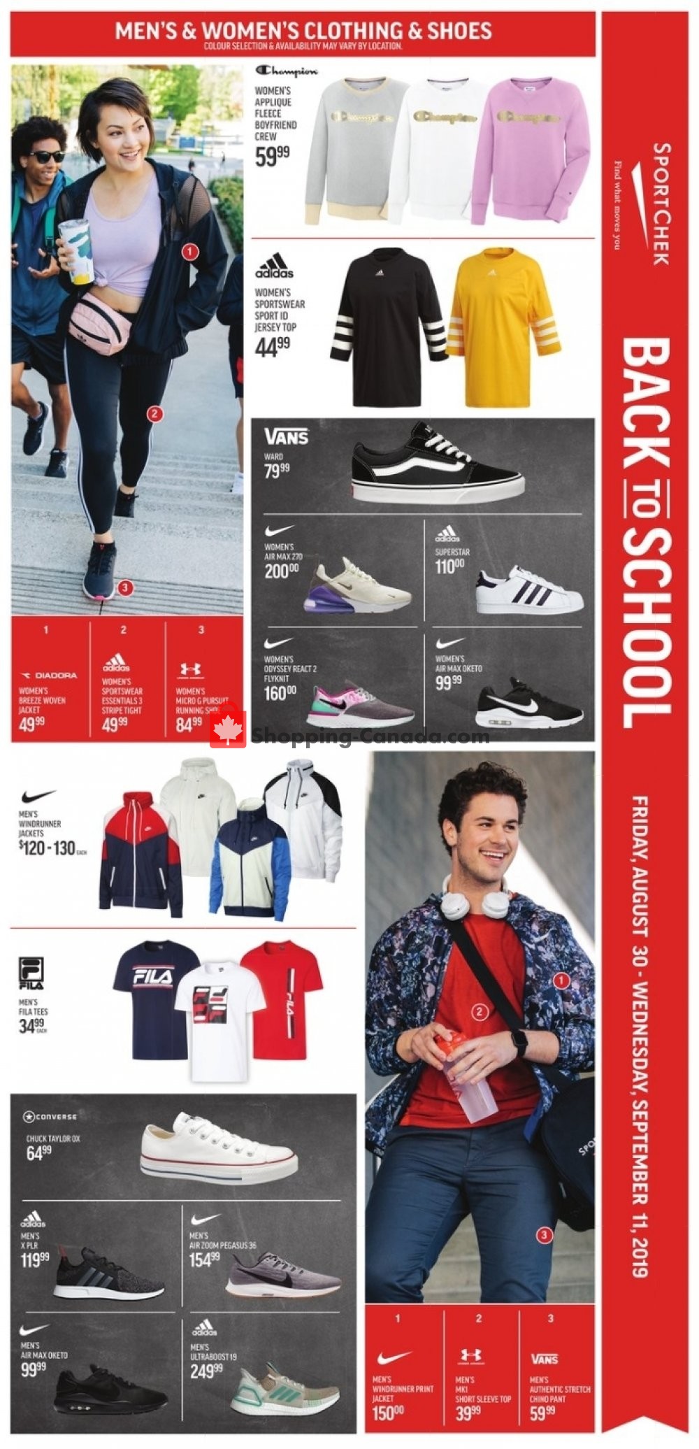 Sport Chek flyer from Friday August 30, 2019 to Wednesday September 11, 2019 - page 5