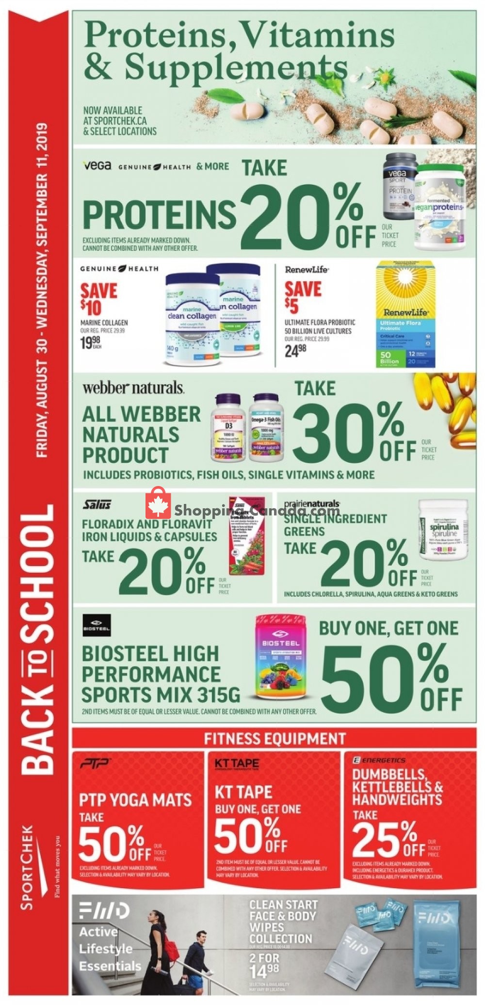 Sport Chek flyer from Friday August 30, 2019 to Wednesday September 11, 2019 - page 6