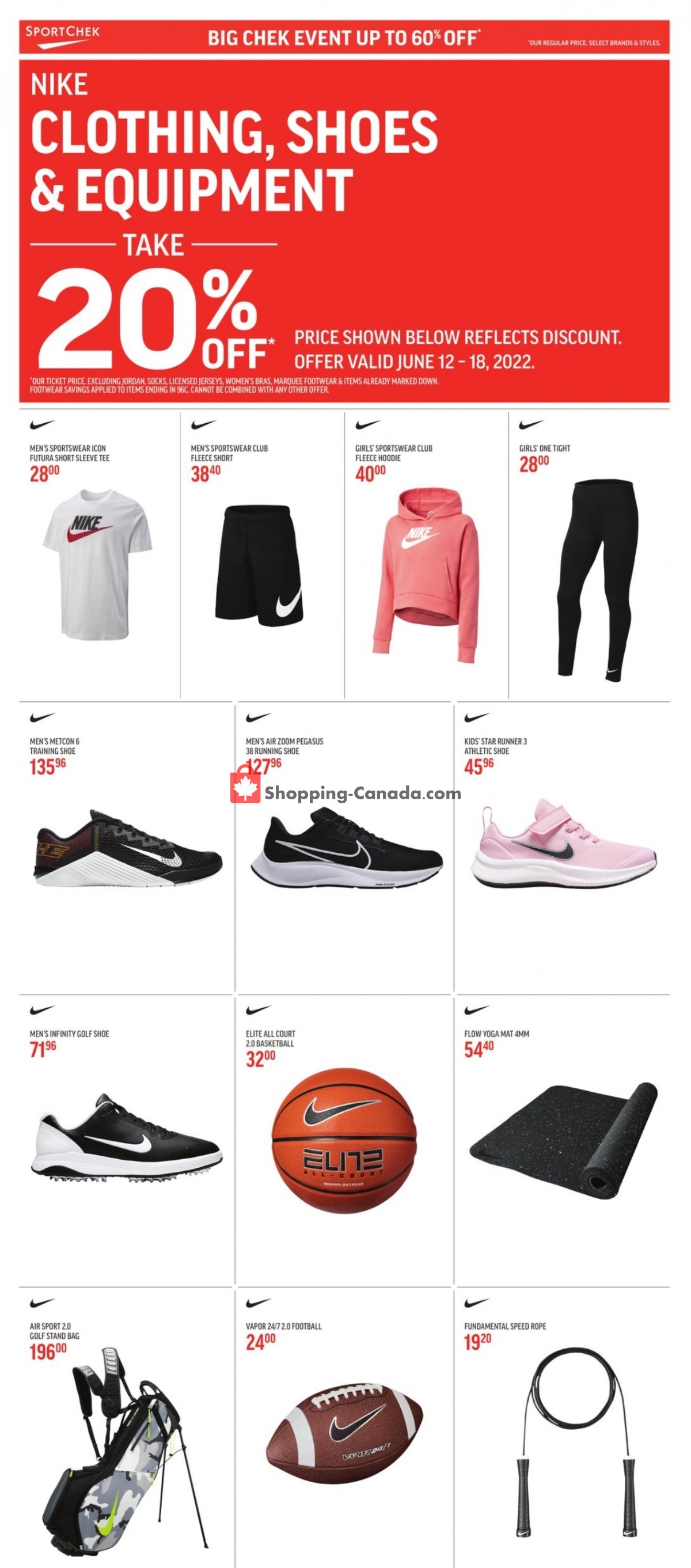 Sport Chek flyer from Thursday June 9, 2022 to Wednesday June 22, 2022 - page 4