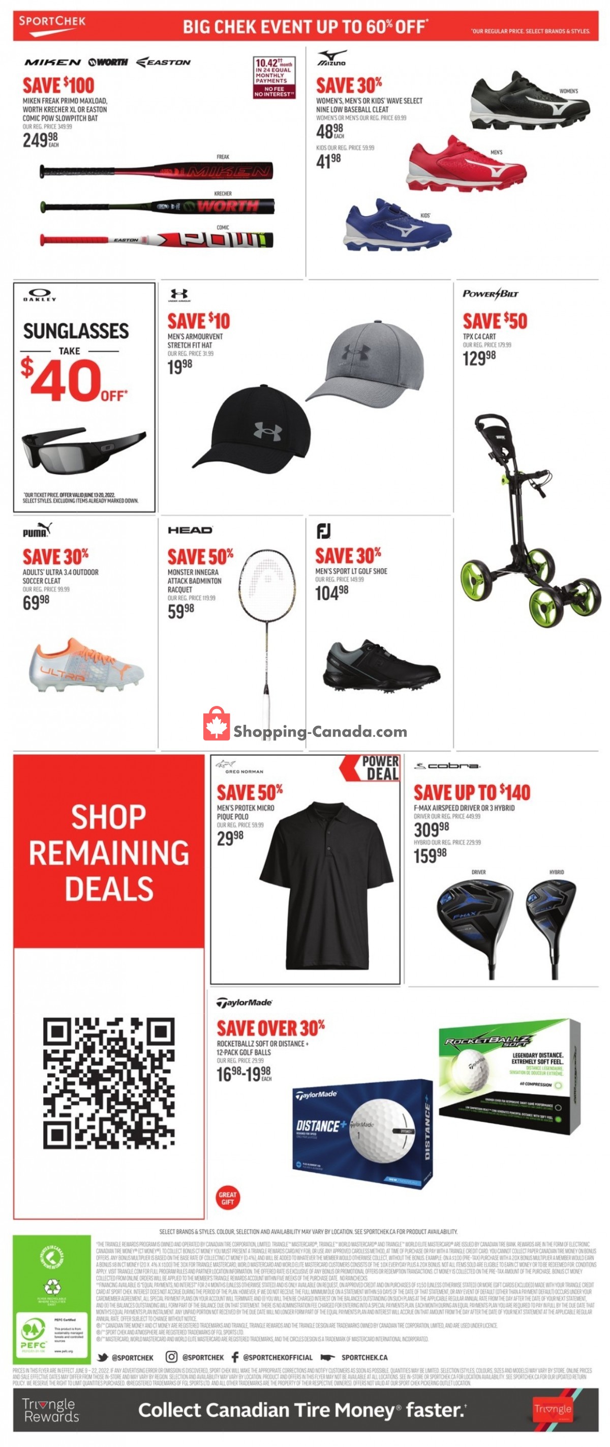 Sport Chek flyer from Thursday June 9, 2022 to Wednesday June 22, 2022 - page 6
