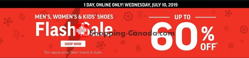 Sport Chek flyer from Wednesday July 10, 2019 to Wednesday July 10, 2019 - page 1