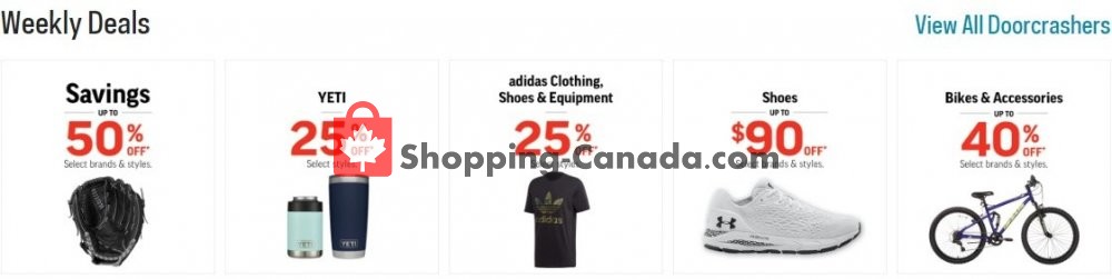 Sport Chek flyer from Tuesday April 21, 2020 to Monday April 27, 2020 - page 1