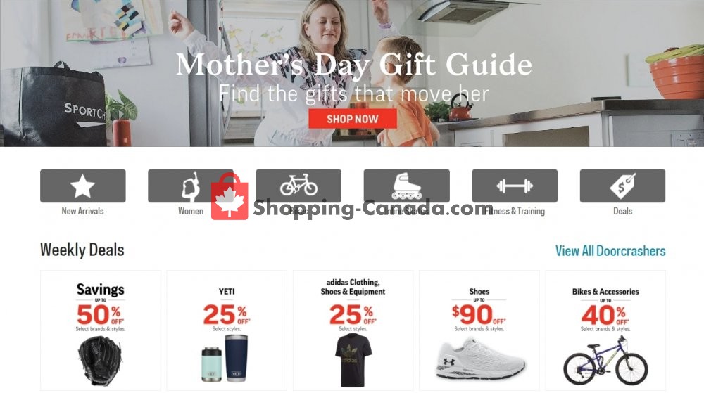 Sport Chek flyer from Wednesday April 29, 2020 to Tuesday May 5, 2020 - page 1