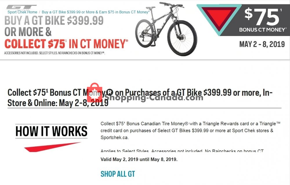 Sport Chek flyer from Thursday May 2, 2019 to Wednesday May 8, 2019 - page 1