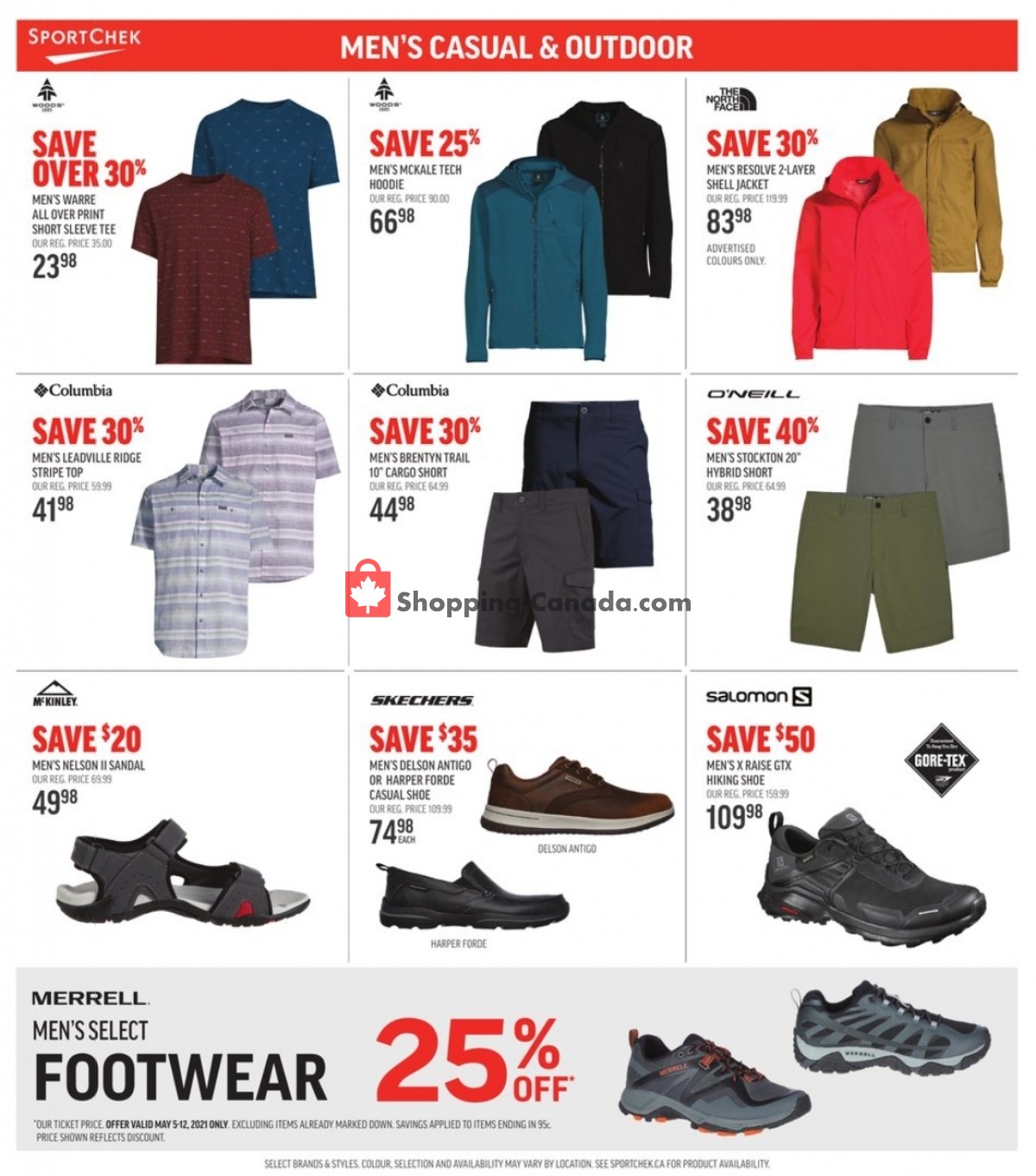 Sport Chek flyer from Monday May 3, 2021 to Wednesday May 12, 2021 - page 7
