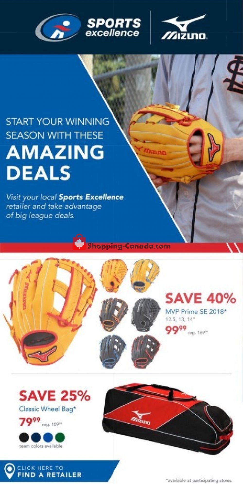 Sports Excellence flyer from Thursday April 18, 2019 to Wednesday April 24, 2019 - page 1