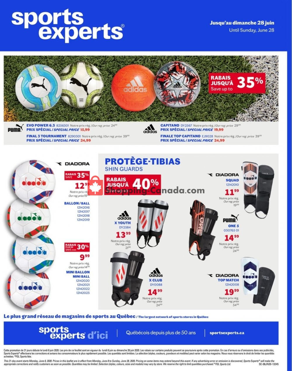 Sports Experts Canada, flyer (Soccer Super Deals) June 12 June 28
