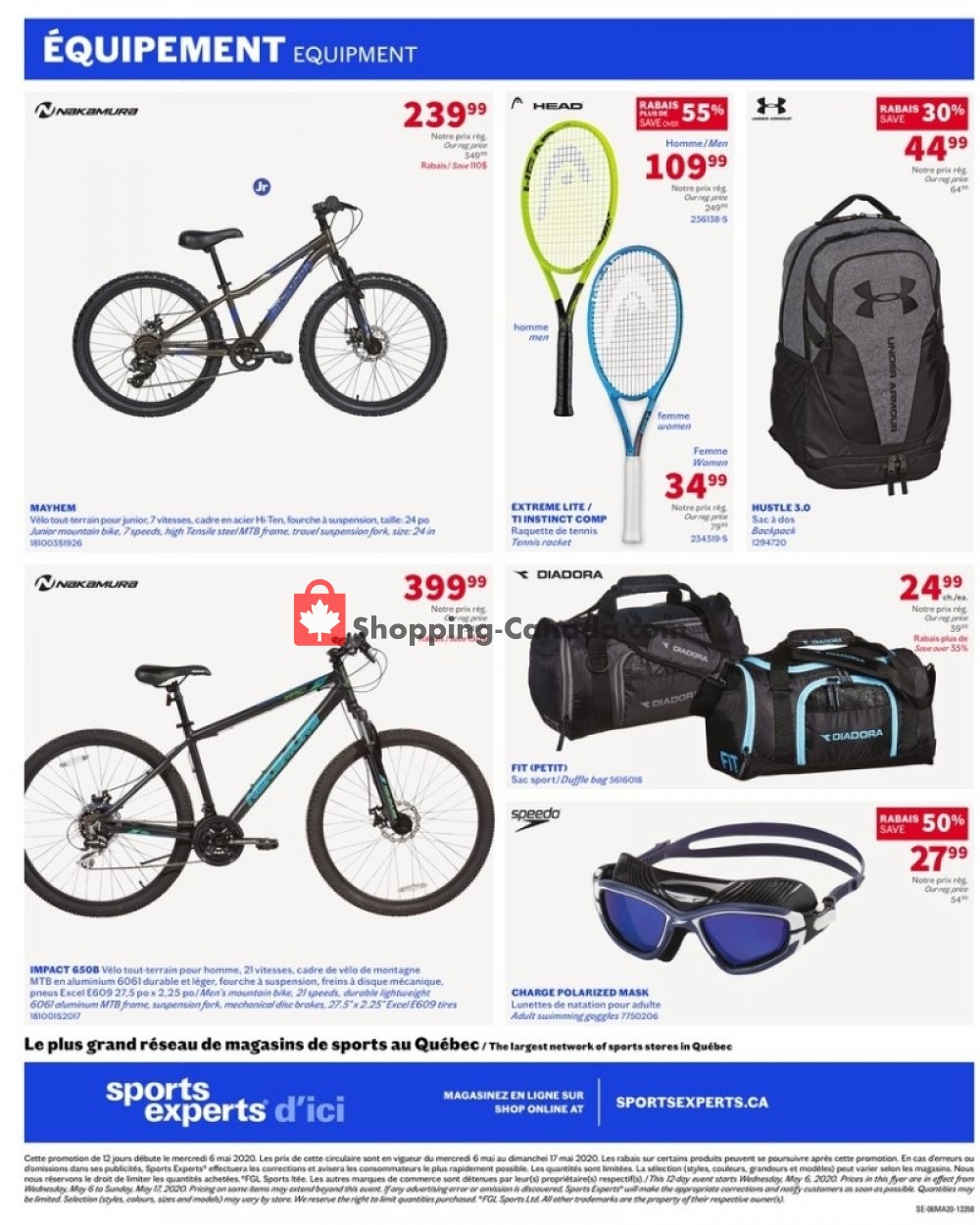 Sports Experts flyer from Monday May 11, 2020 to Sunday May 17, 2020 - page 6