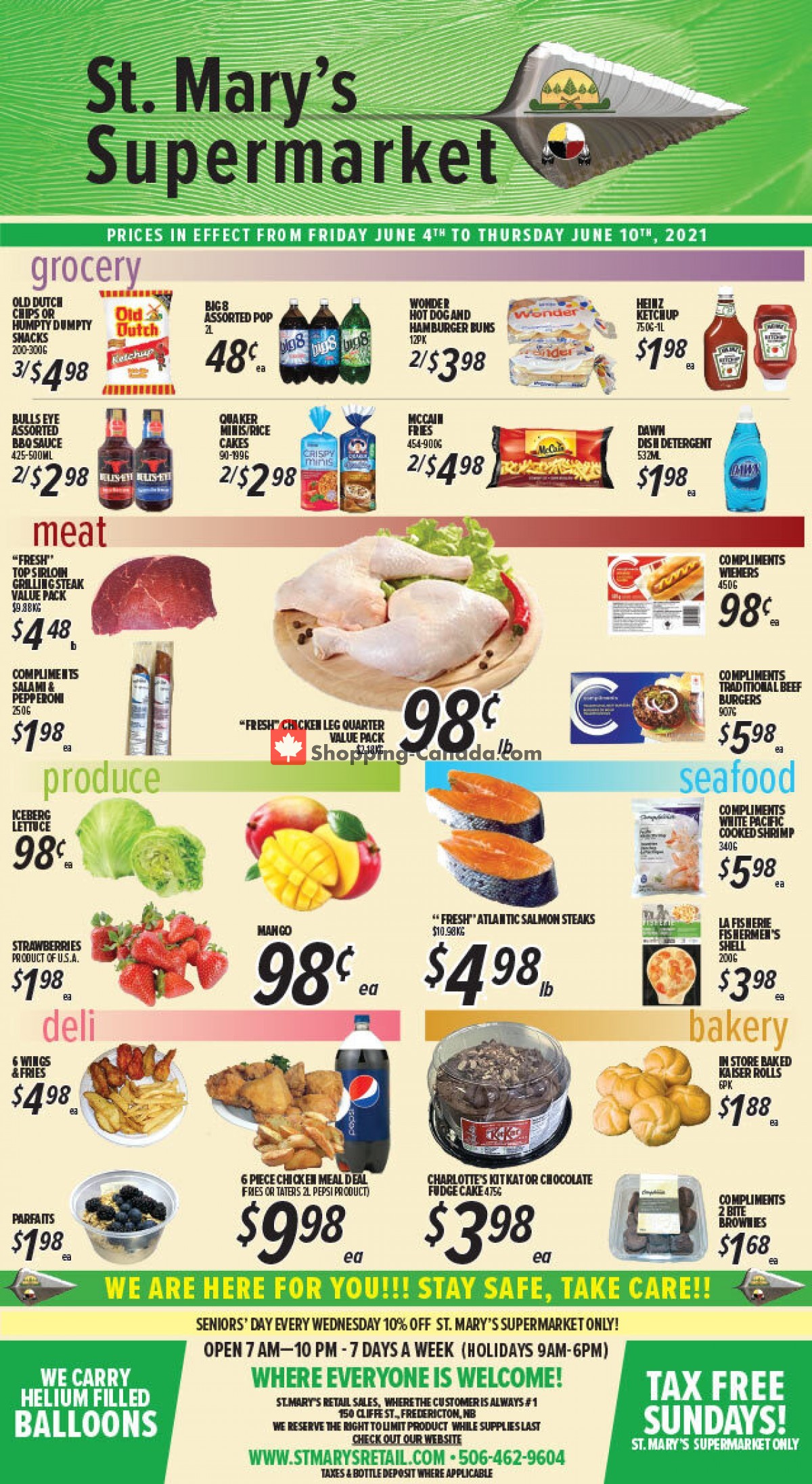 St. Mary's Supermarket flyer from Friday June 4, 2021 to Thursday June 10, 2021 - page 1