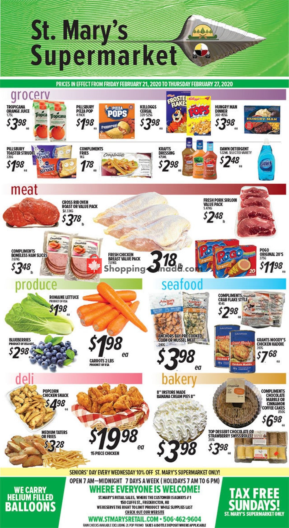 St. Mary's Supermarket Canada, flyer (Hot Offer) February 21