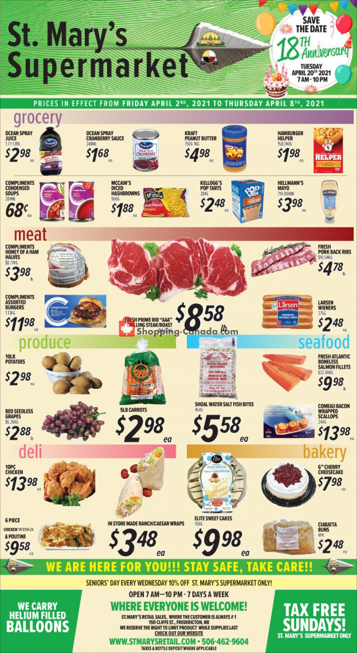 St. Mary's Supermarket flyer from Friday April 2, 2021 to Thursday April 8, 2021 - page 1