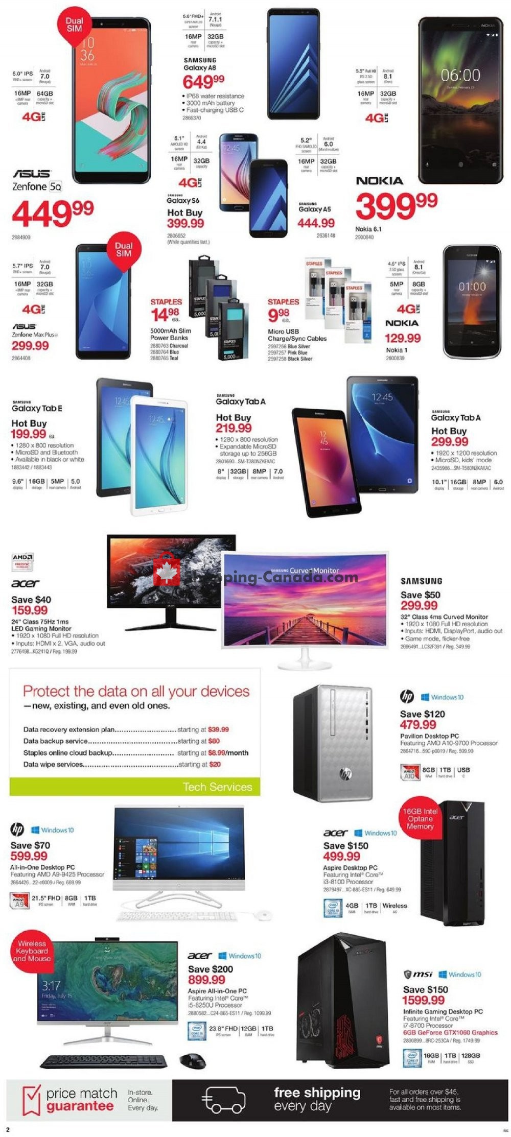 Staples flyer from Wednesday October 3, 2018 to Tuesday October 9, 2018 - page 4