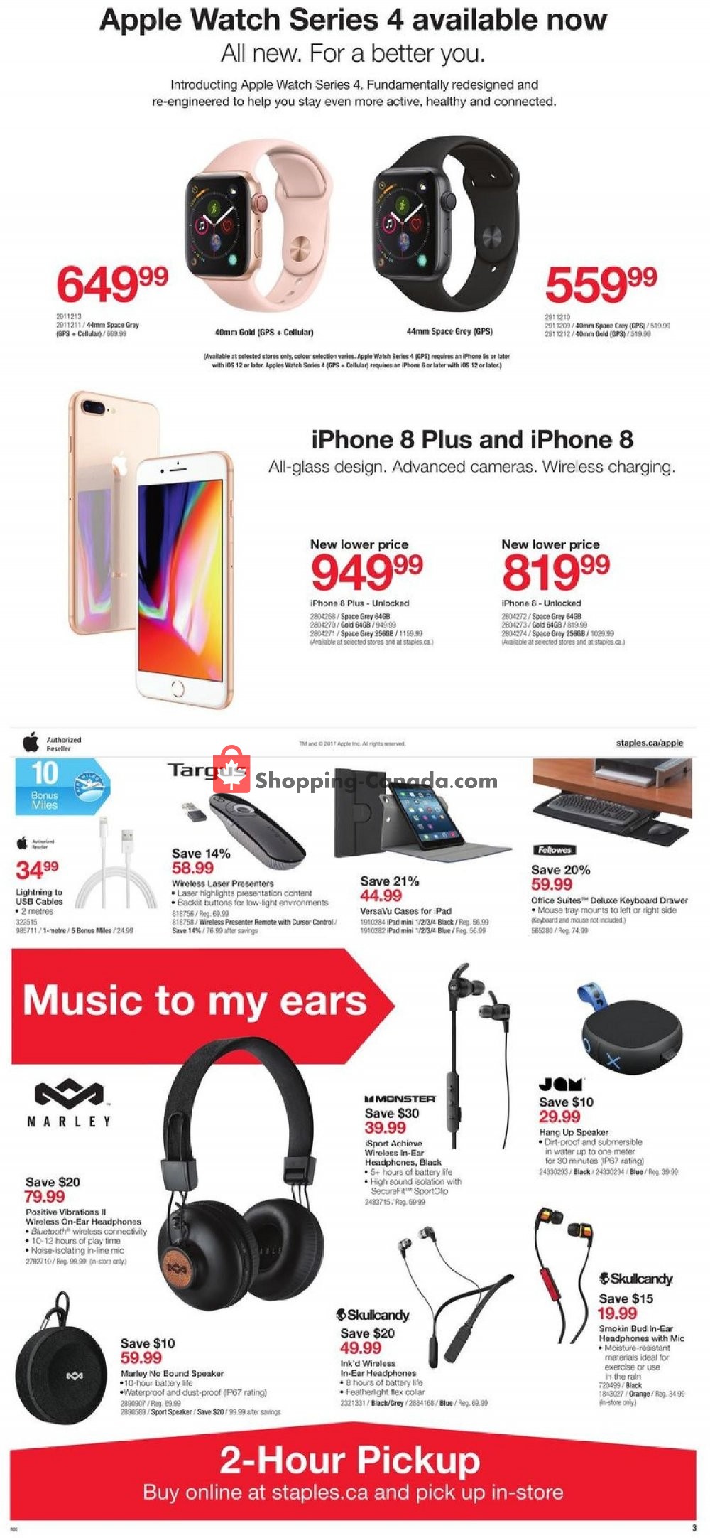 Staples flyer from Wednesday October 3, 2018 to Tuesday October 9, 2018 - page 6