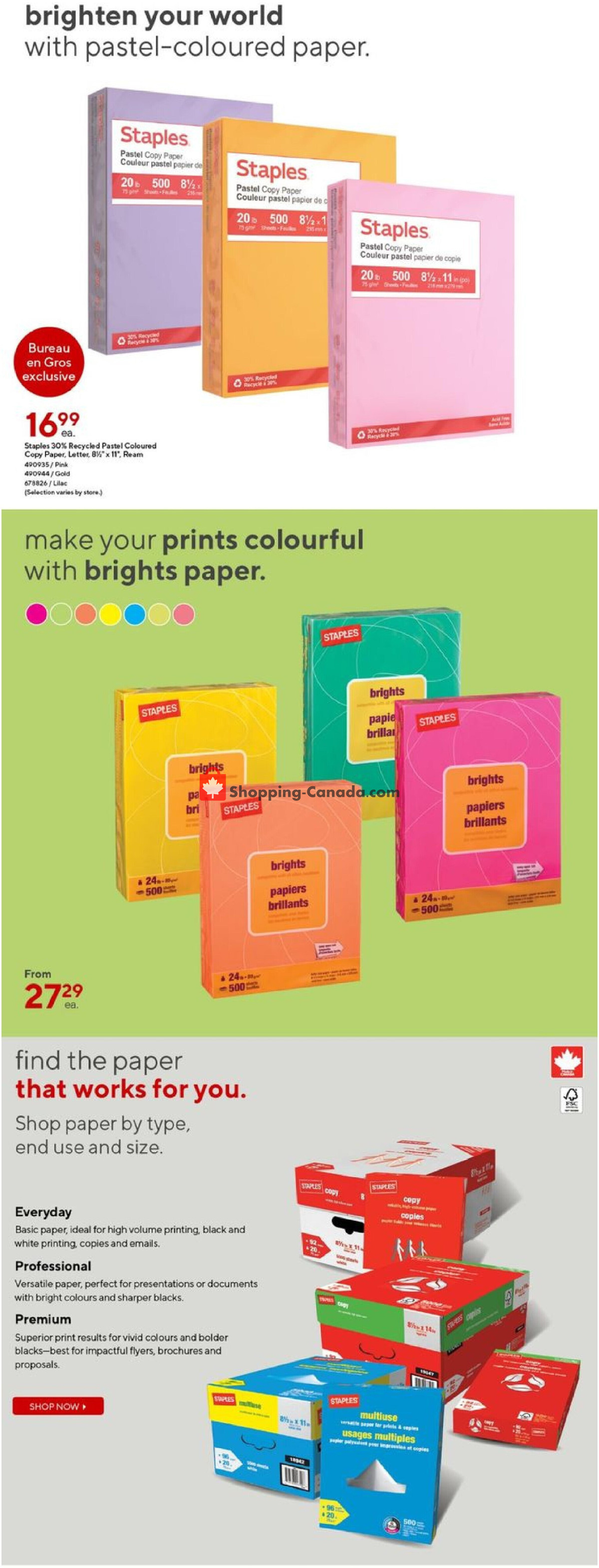 Staples flyer from Wednesday May 8, 2024 to Tuesday May 14, 2024 - page 19