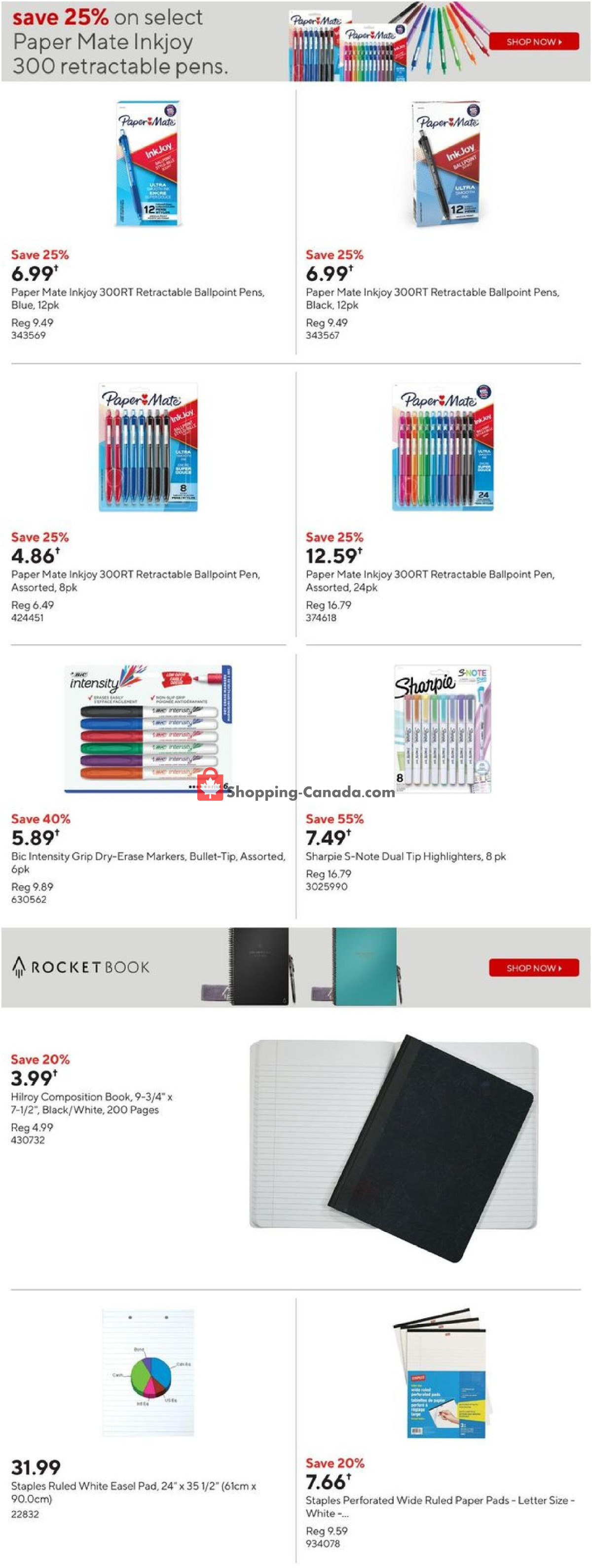 Staples flyer from Wednesday May 8, 2024 to Tuesday May 14, 2024 - page 21