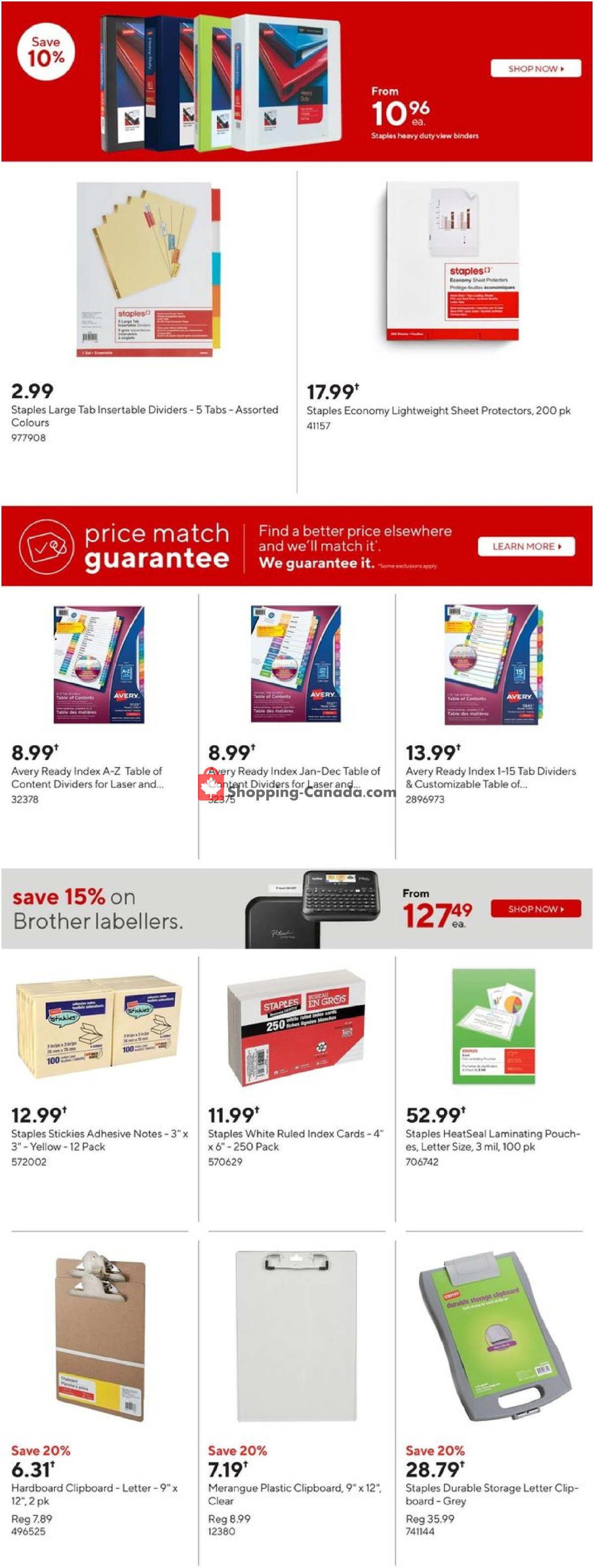 Staples flyer from Wednesday May 8, 2024 to Tuesday May 14, 2024 - page 22