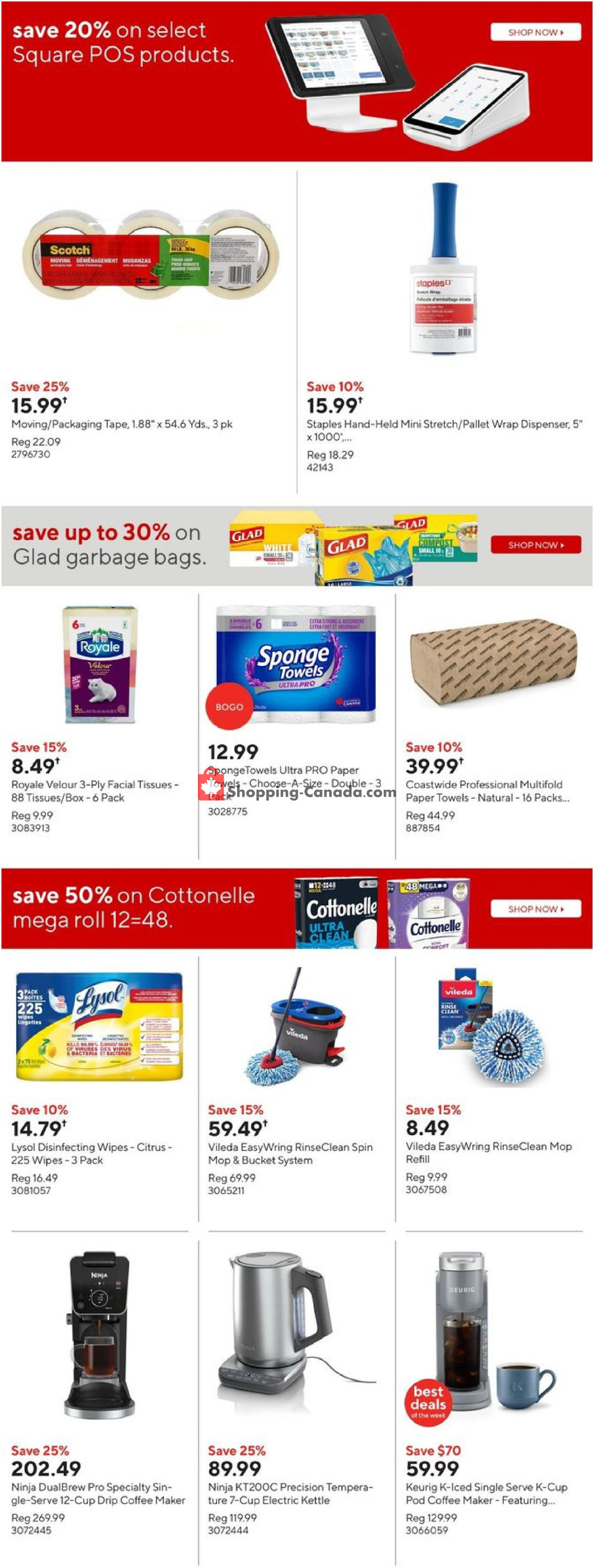 Staples flyer from Wednesday May 8, 2024 to Tuesday May 14, 2024 - page 24