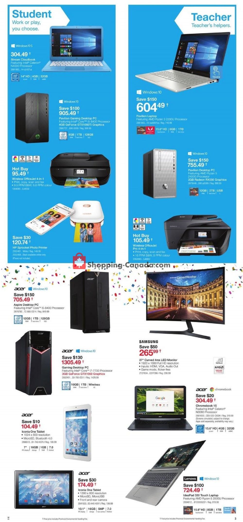 Staples flyer from Wednesday October 10, 2018 to Tuesday October 23, 2018 - page 3