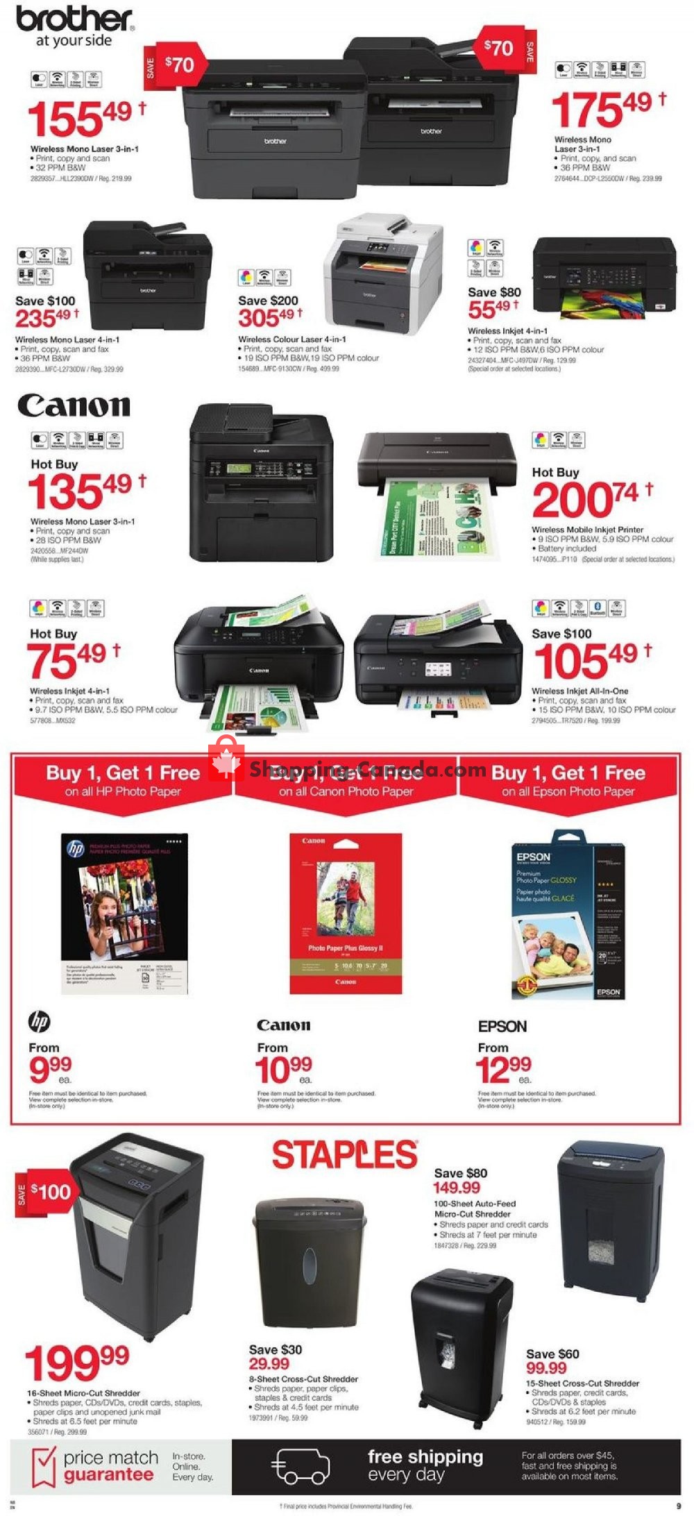 Staples flyer from Wednesday October 10, 2018 to Tuesday October 23, 2018 - page 9