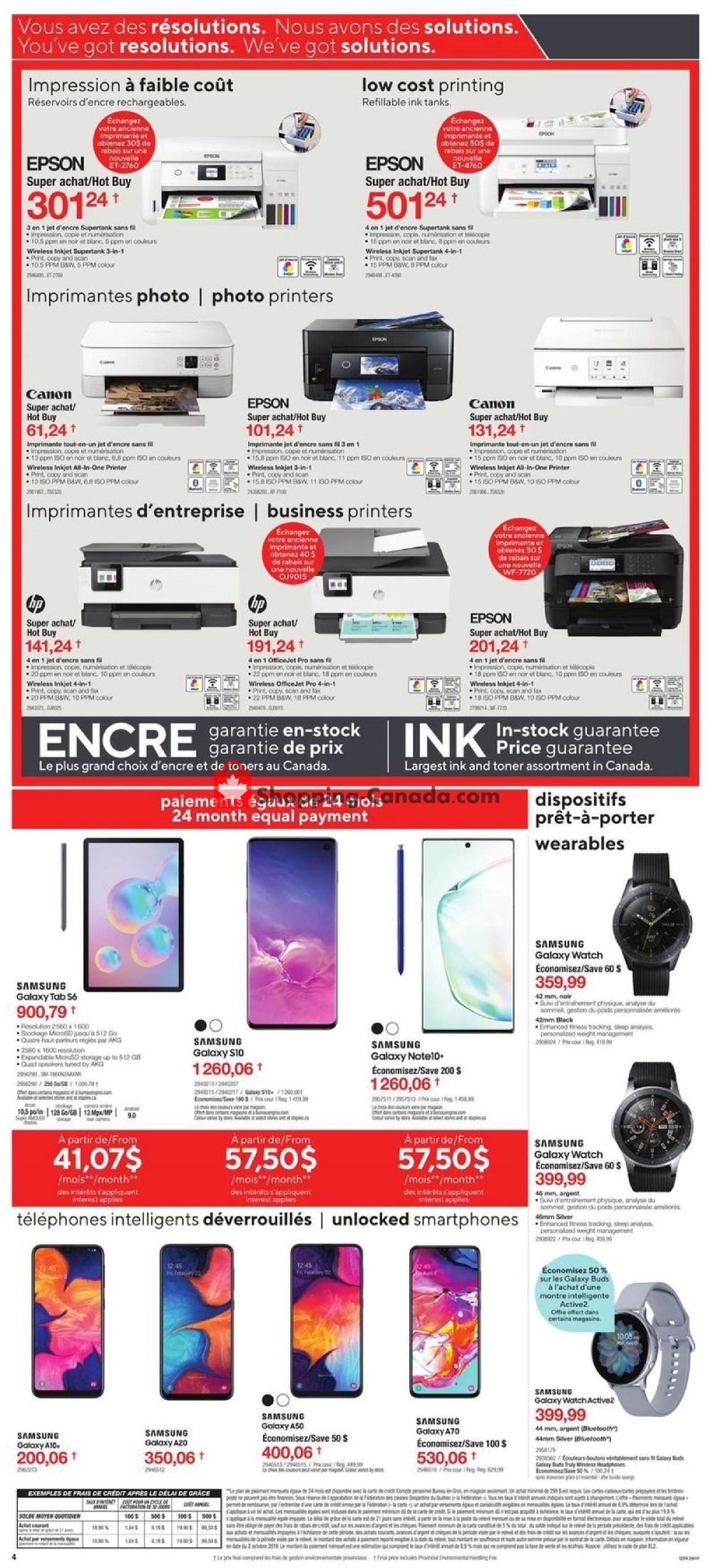 Staples flyer from Wednesday February 5, 2020 to Tuesday February 11, 2020 - page 4