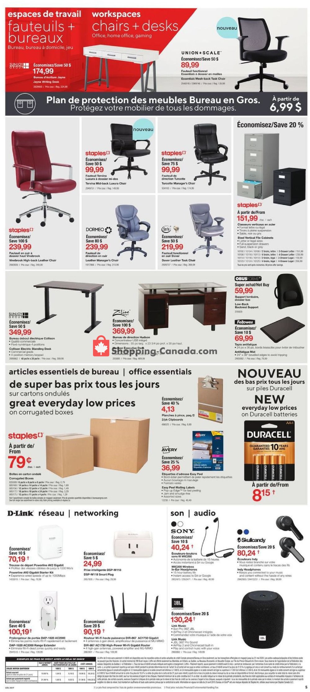 Staples flyer from Wednesday February 5, 2020 to Tuesday February 11, 2020 - page 5