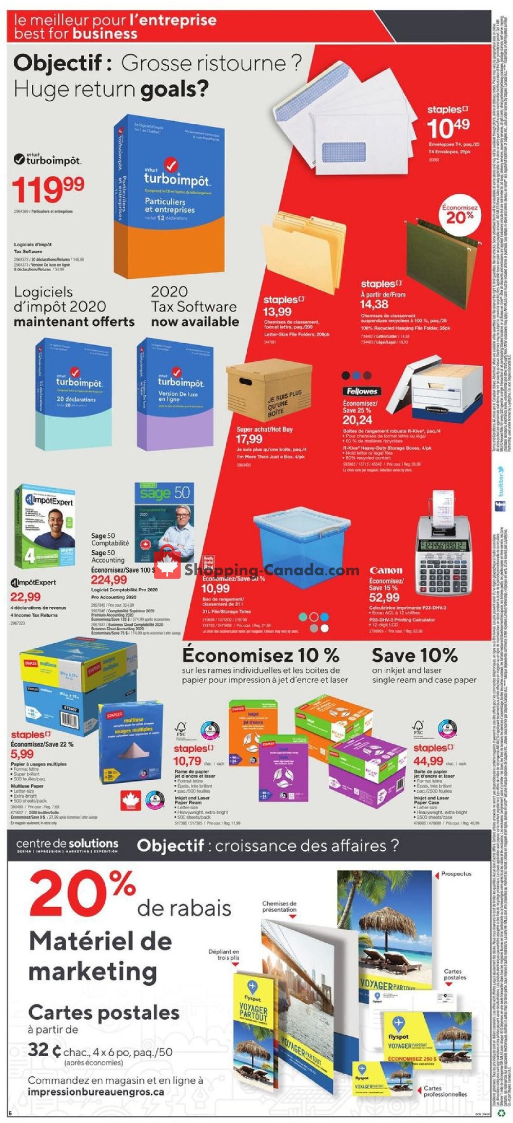 Staples flyer from Wednesday February 5, 2020 to Tuesday February 11, 2020 - page 6