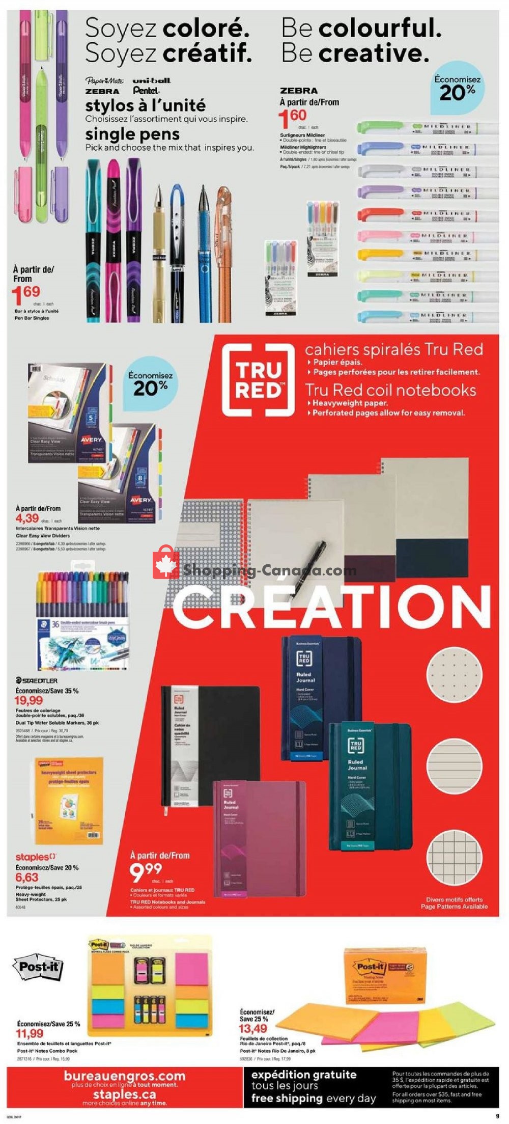 Staples flyer from Wednesday February 5, 2020 to Tuesday February 11, 2020 - page 9