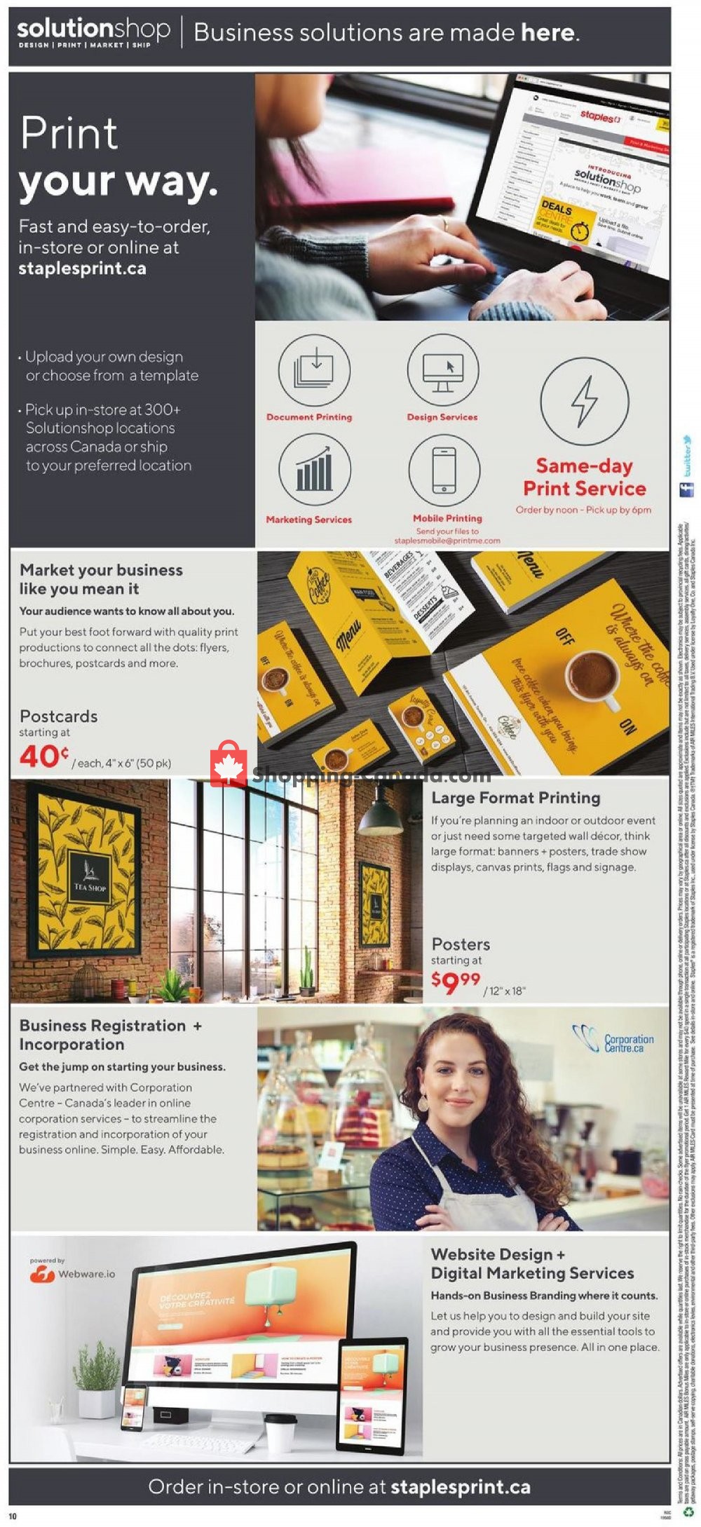 Staples flyer from Wednesday January 15, 2020 to Tuesday January 21, 2020 - page 10