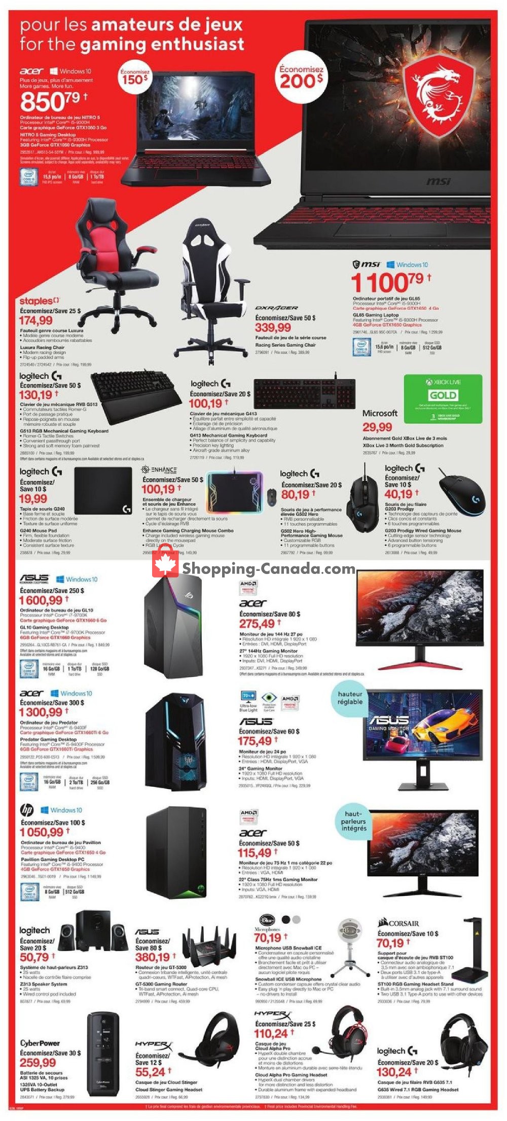 Staples flyer from Wednesday January 15, 2020 to Tuesday January 21, 2020 - page 7