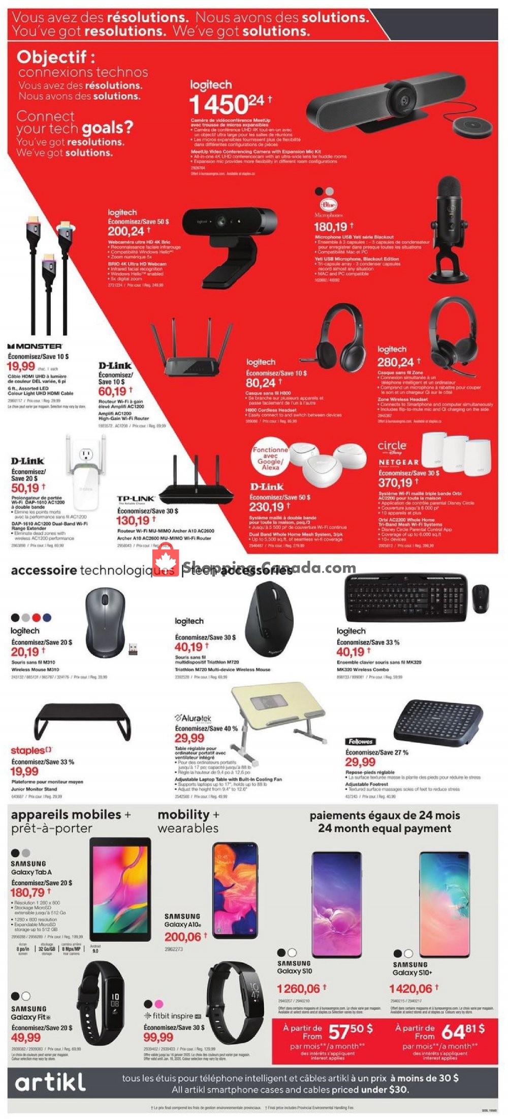 Staples flyer from Wednesday January 15, 2020 to Tuesday January 21, 2020 - page 8