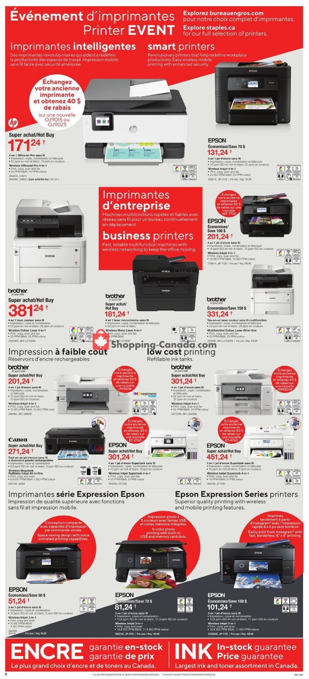 Staples flyer from Wednesday January 8, 2020 to Tuesday January 14, 2020 - page 2