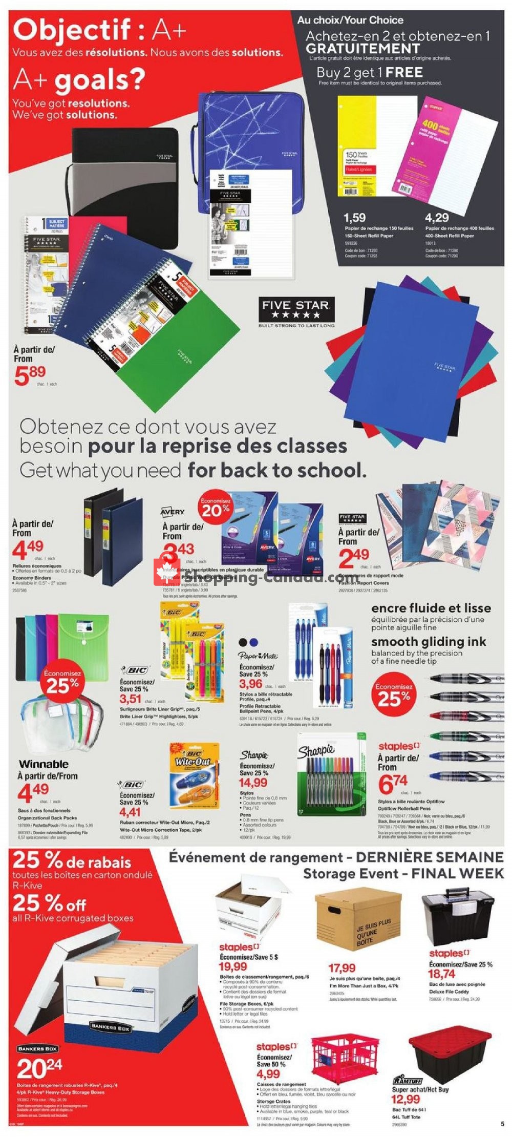 Staples flyer from Wednesday January 8, 2020 to Tuesday January 14, 2020 - page 5