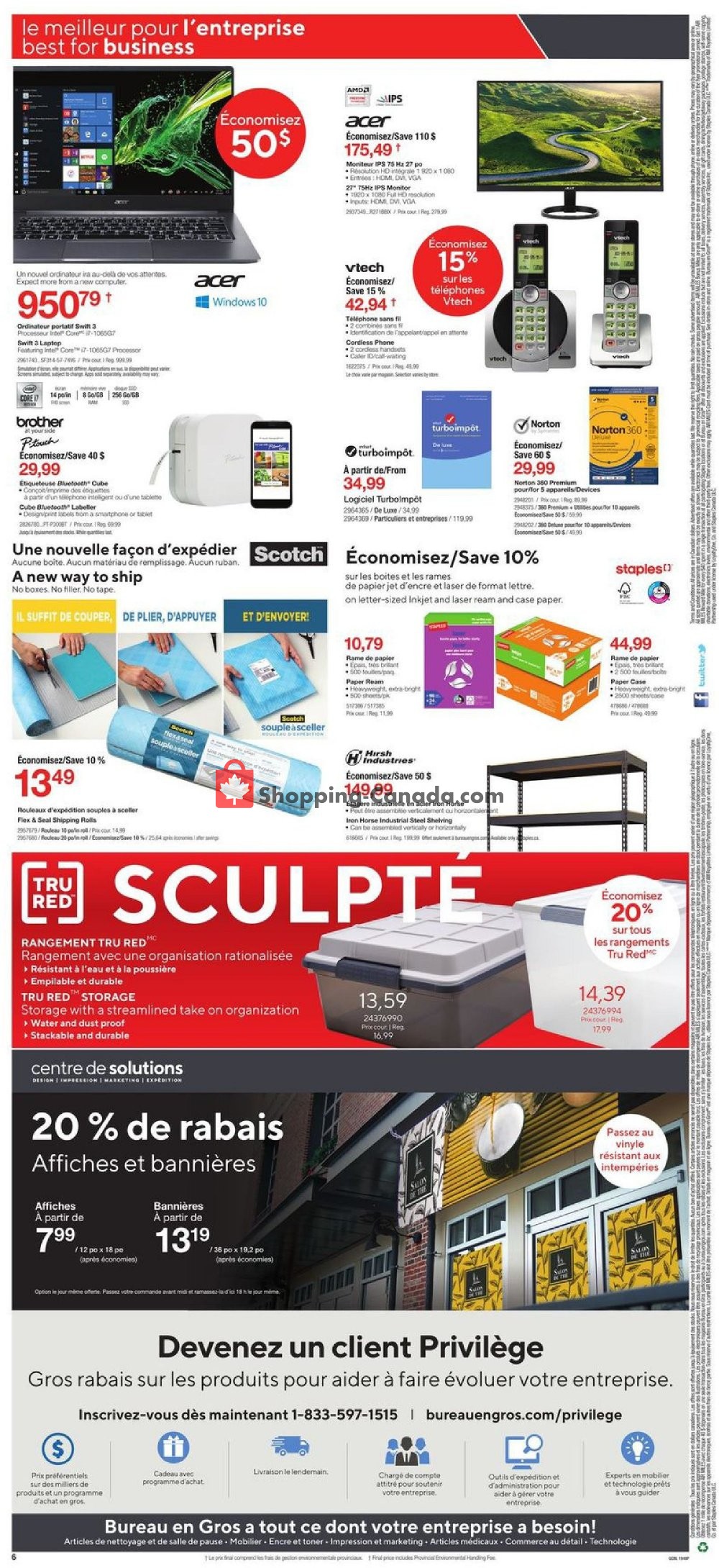 Staples flyer from Wednesday January 8, 2020 to Tuesday January 14, 2020 - page 6