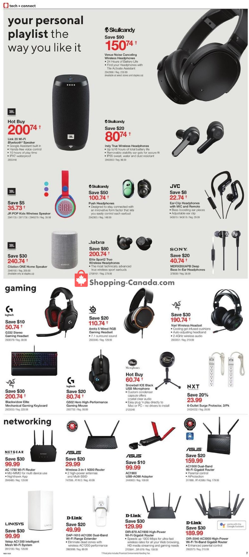 Staples flyer from Wednesday September 18, 2019 to Tuesday September 24, 2019 - page 7