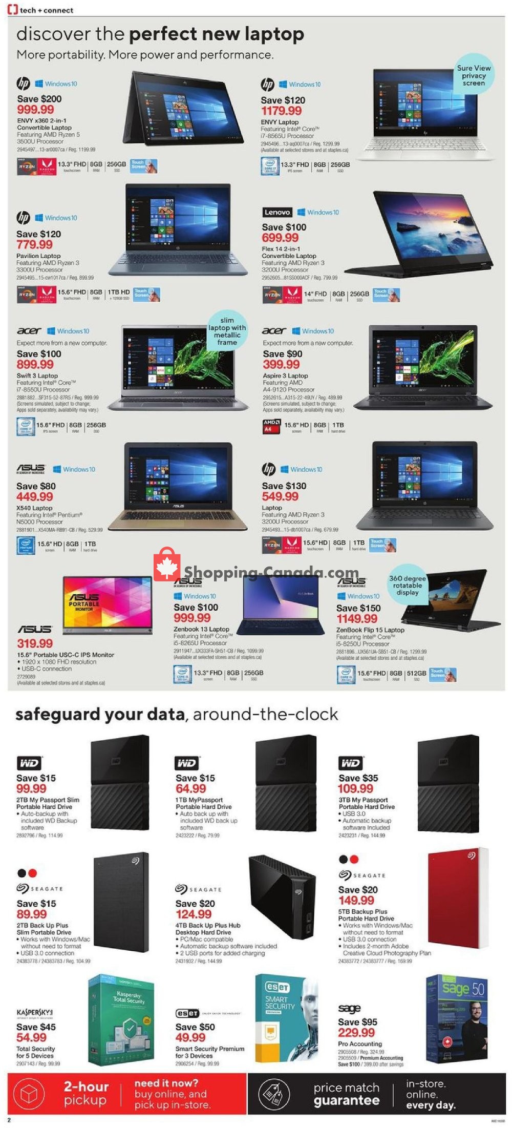 Staples flyer from Wednesday September 18, 2019 to Tuesday September 24, 2019 - page 2